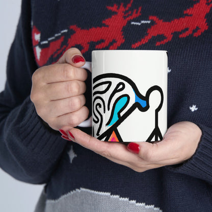 "A Stranger's Promise of Refuge" - The Alien Ceramic Mug 11 oz