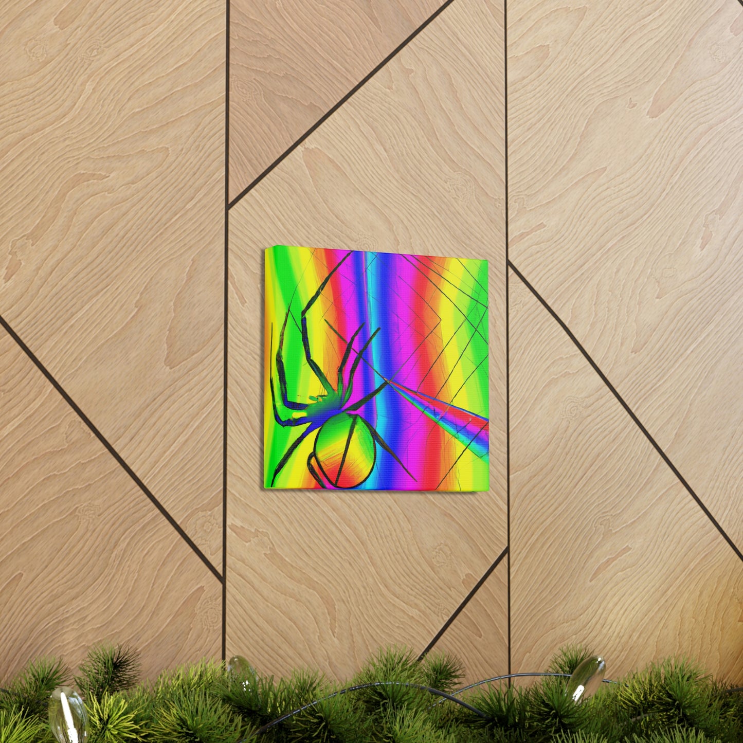 "A Spinnerette's Prismatic Web" - The Alien Canva