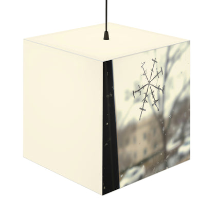 "Tiny Tragedy: A Snowflake's Story" - The Alien Light Cube Lamp