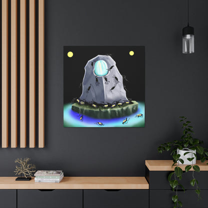 "The Glowing Stone Menace" - Die außerirdische Canva