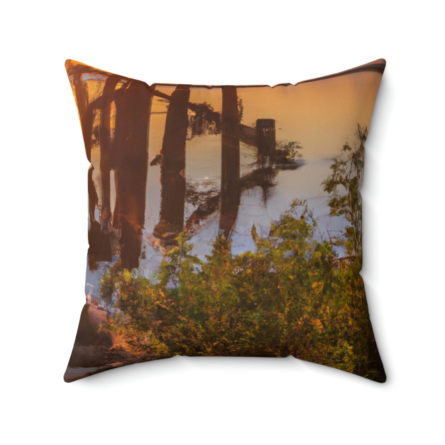 "Eternal Sunrise" - The Alien Square Pillow