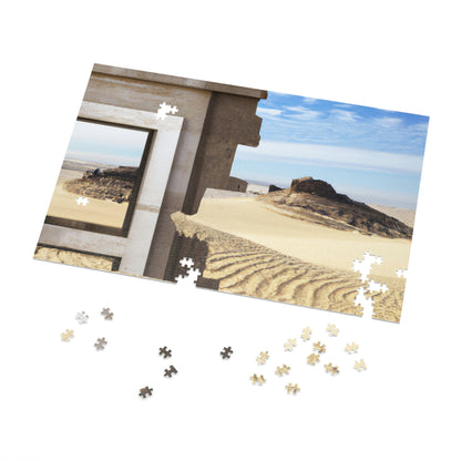 "Lost in the Sands: Discovering the Ancient Temple" - The Alien Jigsaw Puzzle