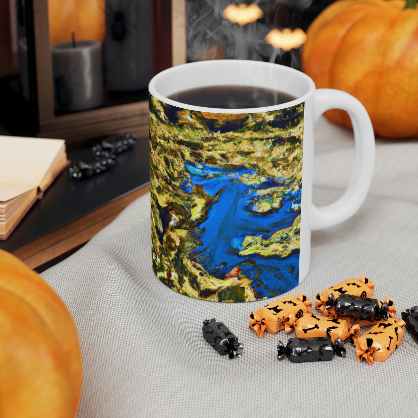 "Invasion of the Pond Monsters" - The Alien Ceramic Mug 11 oz