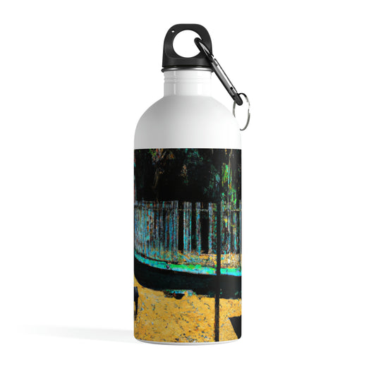 "Lost in the Shadows of Oblivion: A Journey Through the Abandoned Zoo" - The Alien Stainless Steel Water Bottle