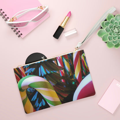 "Candy Cane Wonderland" - The Alien Clutch Bag