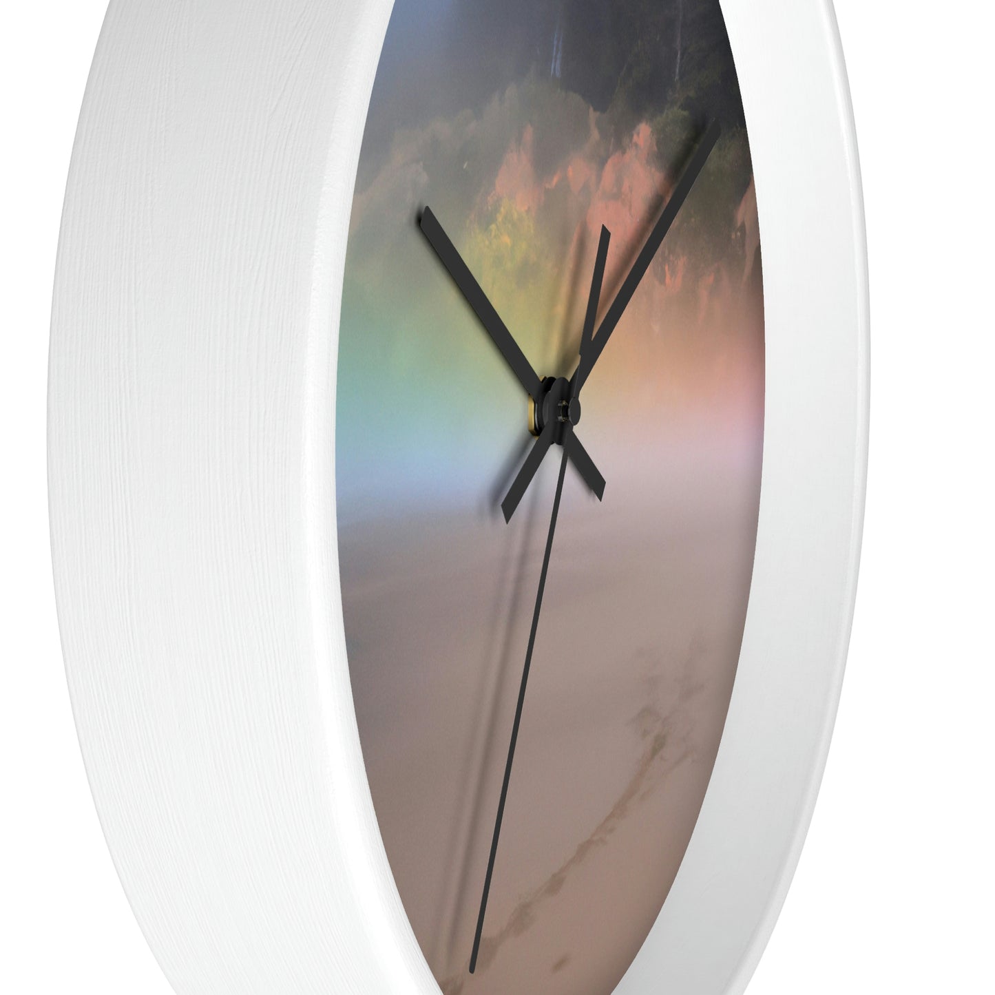 "A Painted Reflection of Solitude" - The Alien Wall Clock