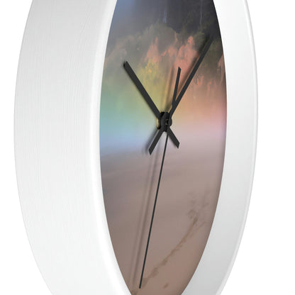 "Un reflejo pintado de la soledad" - El reloj de pared alienígena