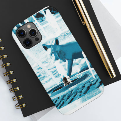 "Foxy Herumtollen im Brunnen" - Die Alien Tough Phone Cases