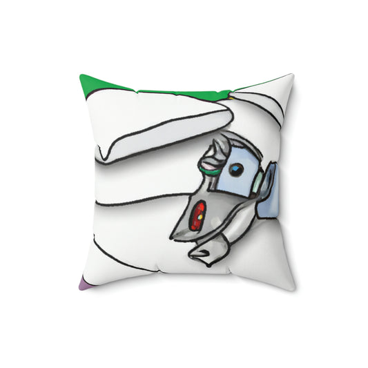 "Lost in the Unknown" - The Alien Square Pillow