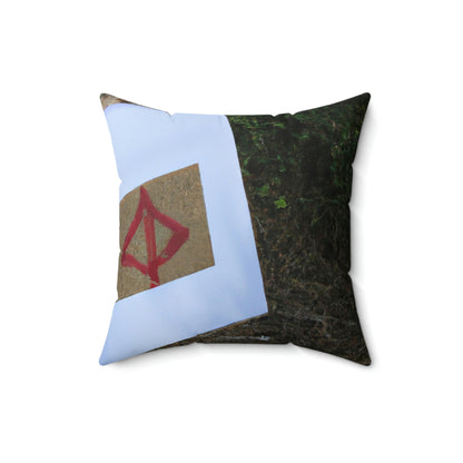 "The Secret Art of the Tree" - The Alien Square Pillow