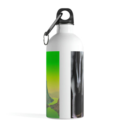 "Intergalactic Wanderings: Exploring the Storied Ruins of a Long-Forgotten Castle" - The Alien Stainless Steel Water Bottle