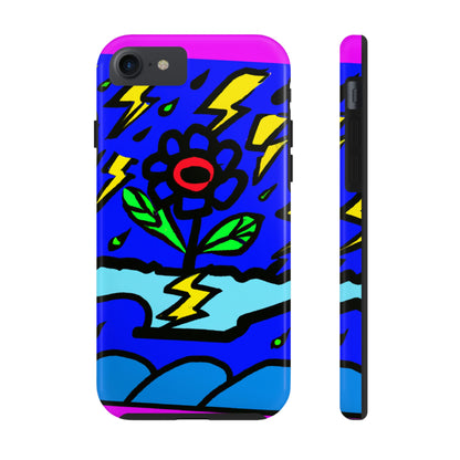 "A Bold Bloom Amidst the Storm" - The Alien Tough Phone Cases