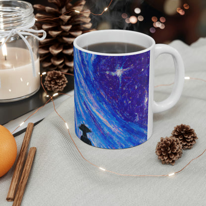 Taza de cerámica "A Starlit Solace" - The Alien 11 oz