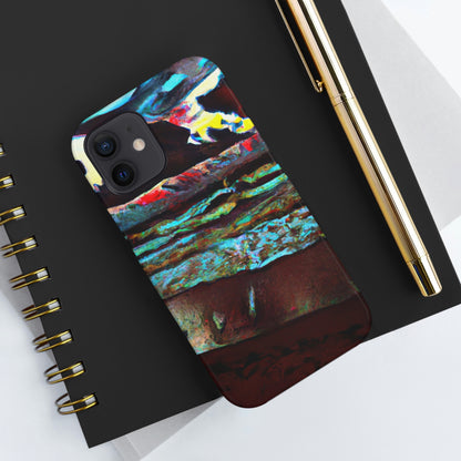 "Dusk at Sea: A Tempestuous Gathering" - The Alien Tough Phone Cases