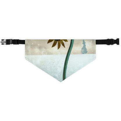 "Fighting the Frost: A Flower's Story" - Das Alien Pet Bandana Halsband