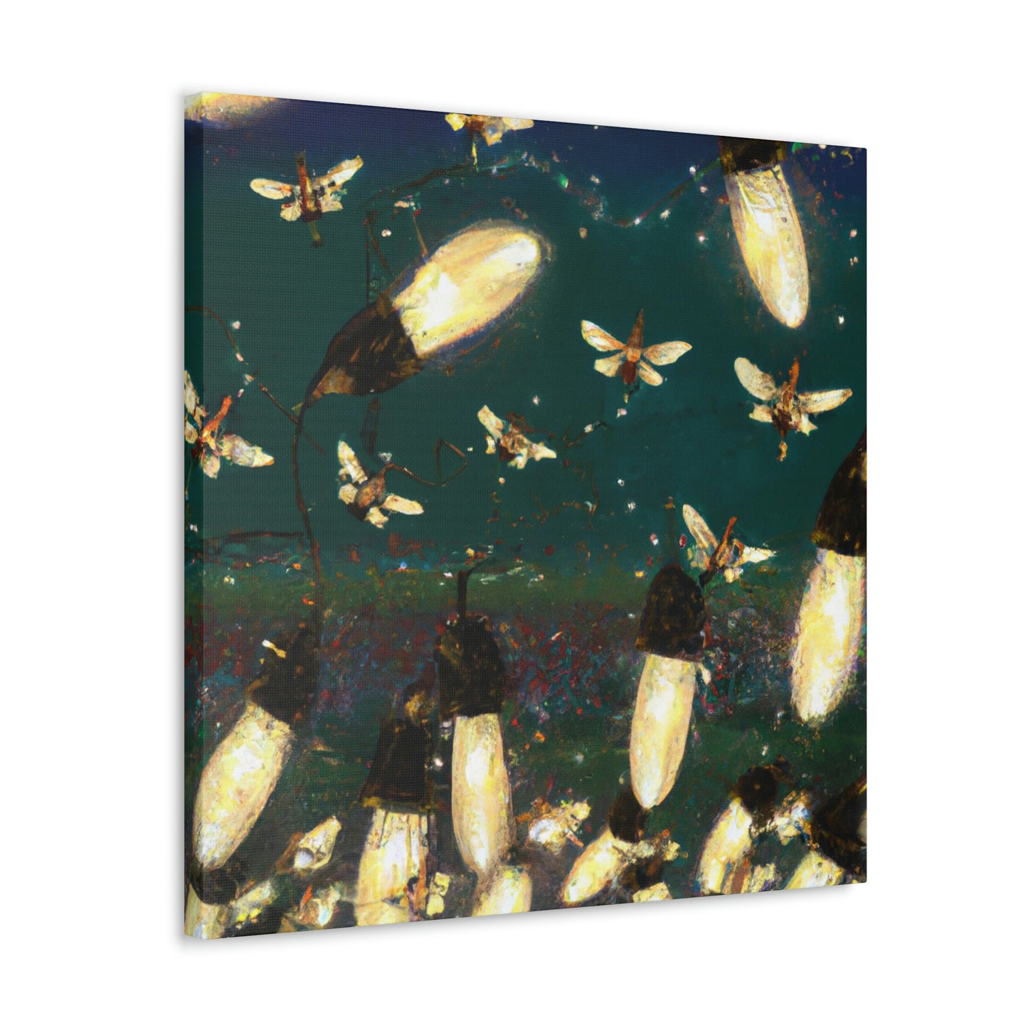 Twinkling Fireflies in the Evening Sky - The Alien Canva