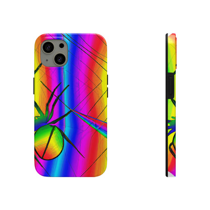 "A Spinnerette's Prismatic Web" - The Alien Tough Phone Cases