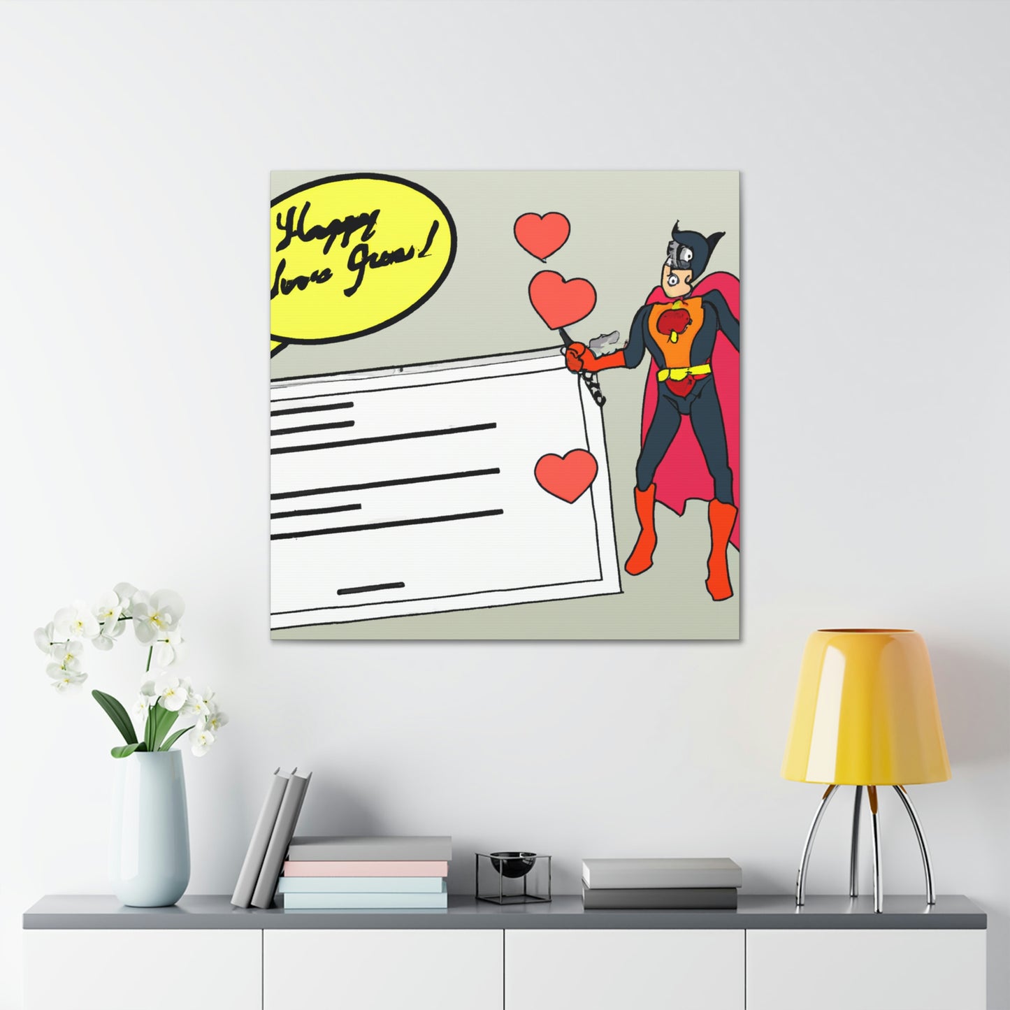 "To My Beloved Comic Book Hero: A Love Letter" - The Alien Canva