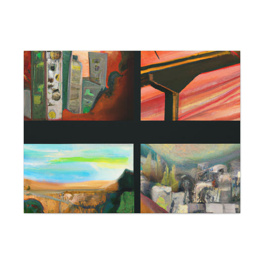 "Environments Contrasted: Nature, Urbanity, and Beyond" - Canvas