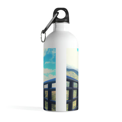 "A Journey of Enlightenment: Finding Inner Peace Through Exploration of the World". - The Alien Stainless Steel Water Bottle