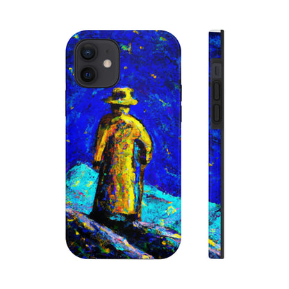 "Lone Mage on the Frozen Summit" - The Alien Tough Phone Cases