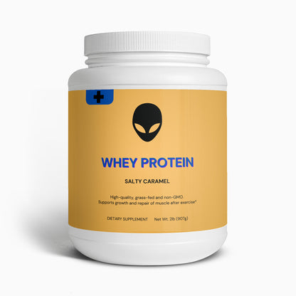 Whey Protein (Salty Caramel Flavour) 2lb The Alien Vitamins & Supplements