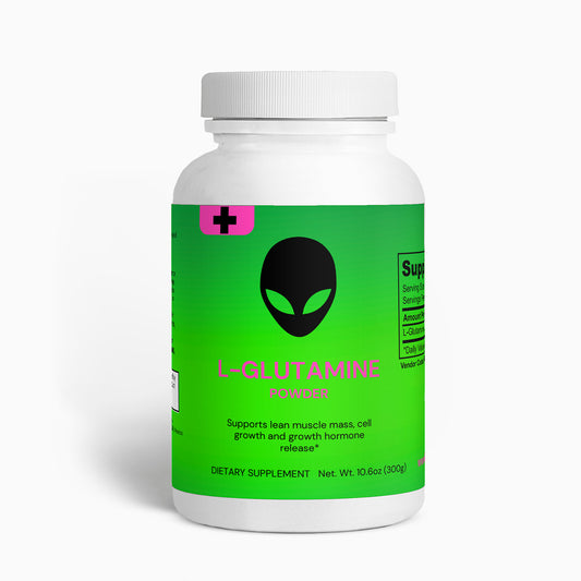 L-Glutamine Powder 10.6oz The Alien Vitamins & Supplements