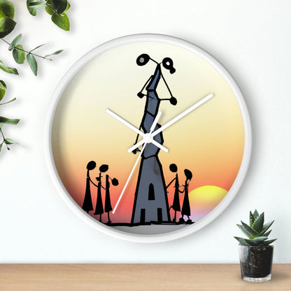 "Forgotten in the Sunset" - The Alien Wall Clock