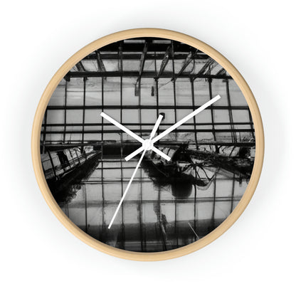 "The Ghosts at the Airport: Declining Passenger Flight." - The Alien Wall Clock