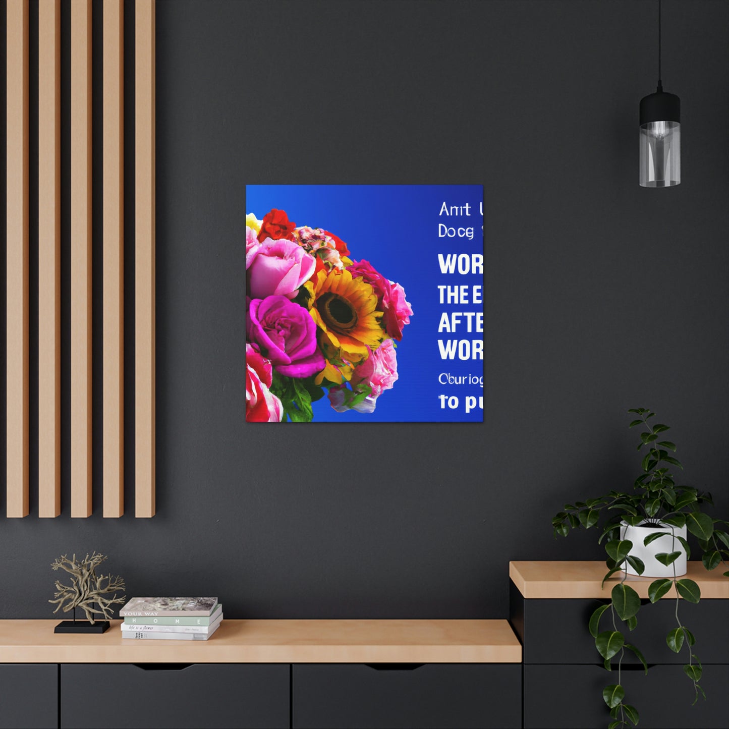 The Flower Collector by Global Artists - Canvas