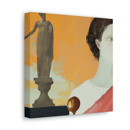 "Classic Meets Contemporary: A Fusion of Greek Art and My Own Style" - Canvas