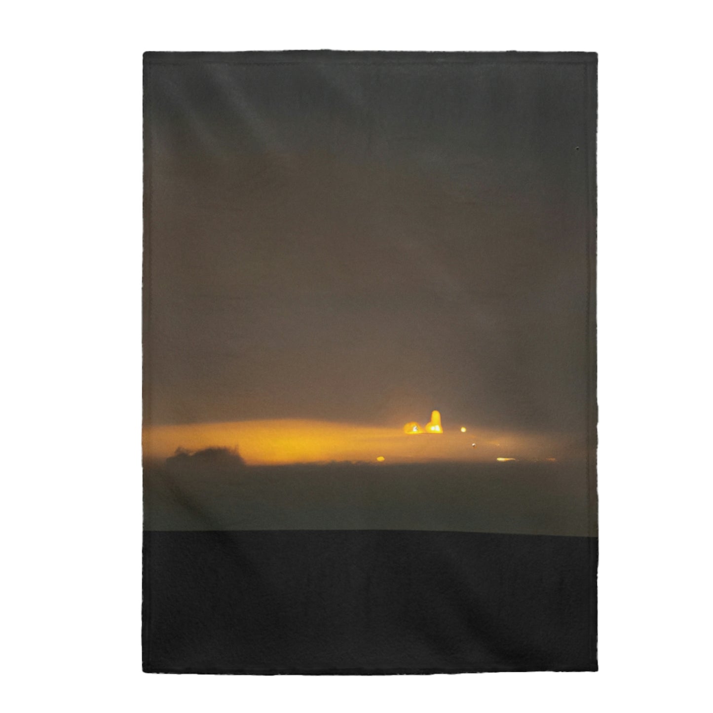 "Distant Illumination" - The Alien Velveteen Plush Blanket