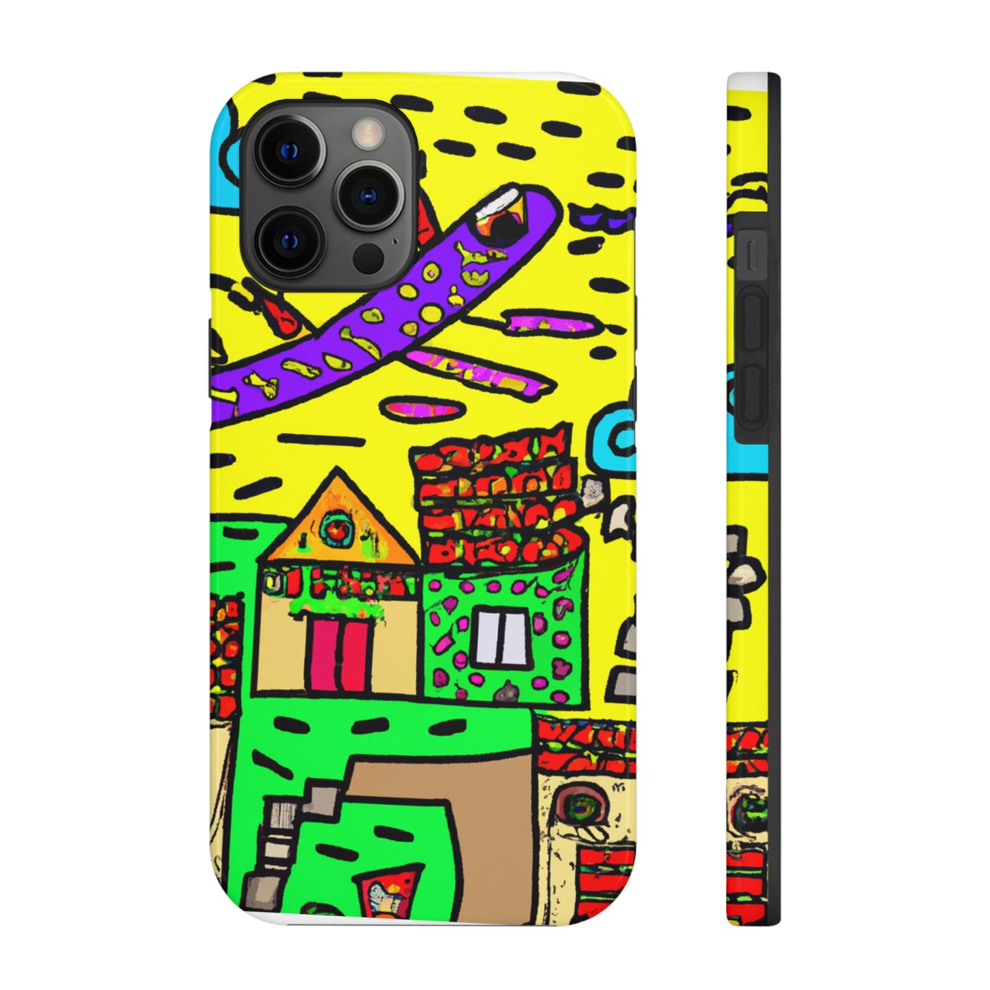 "A Slumbering Village of the Soaring Dragon" - The Alien Tough Phone Cases