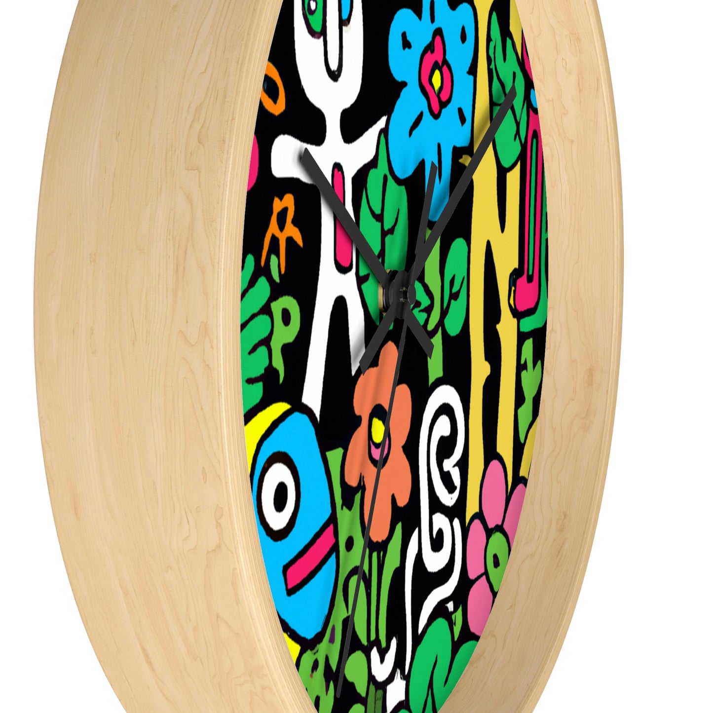 The Enchanted Garden of Wonders. - The Alien Wall Clock