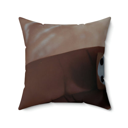 The Mystifying Choice - The Alien Square Pillow