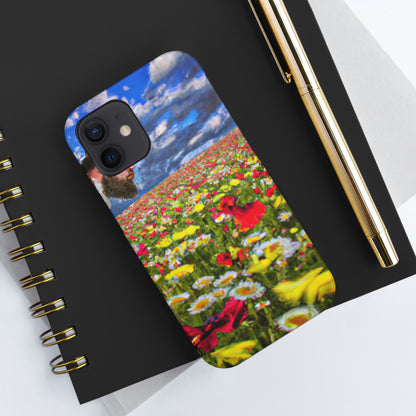 "Eine glückselige Tour durch Blumenpracht" - Die Alien Tough Phone Cases