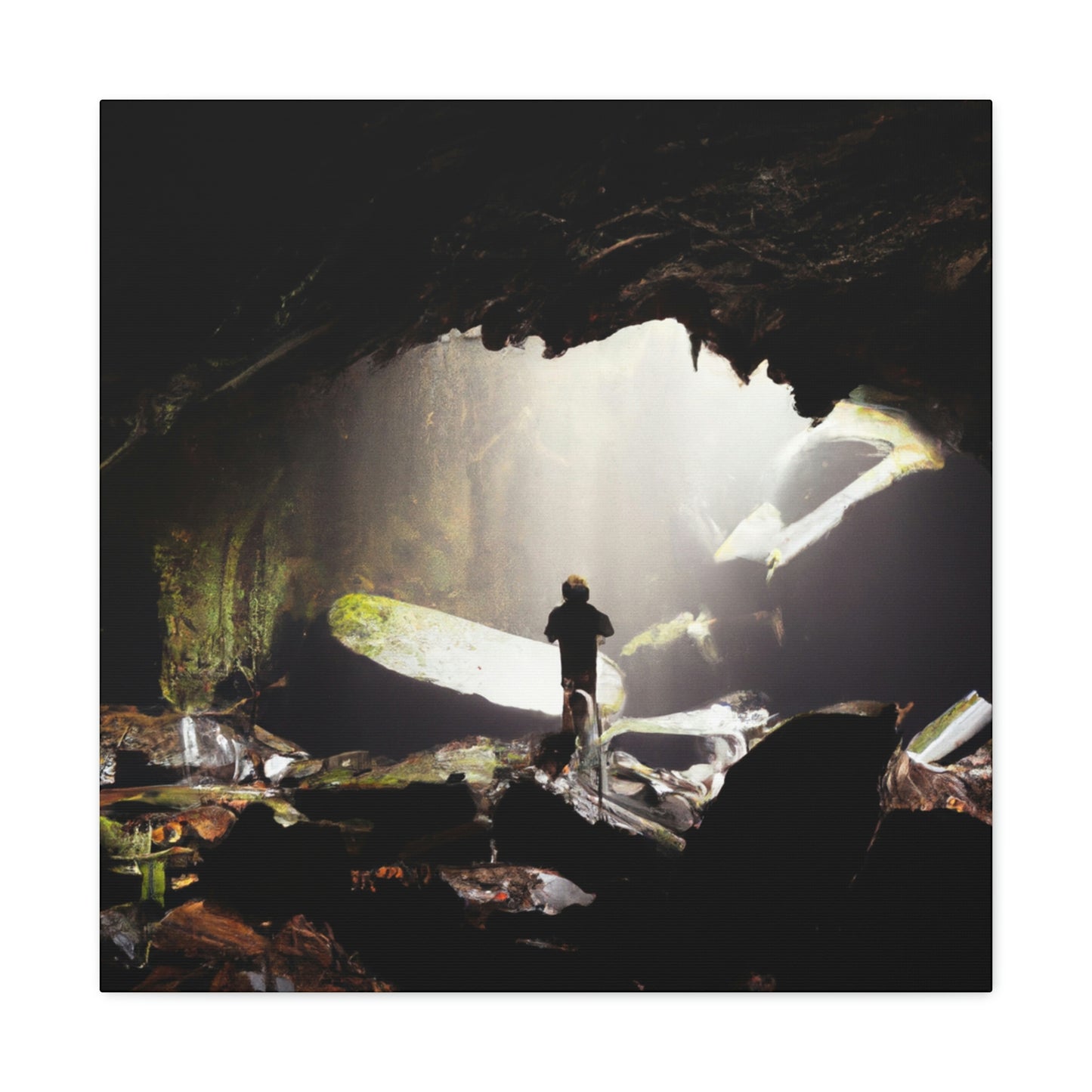 El misterio de la cueva abandonada - The Alien Canva