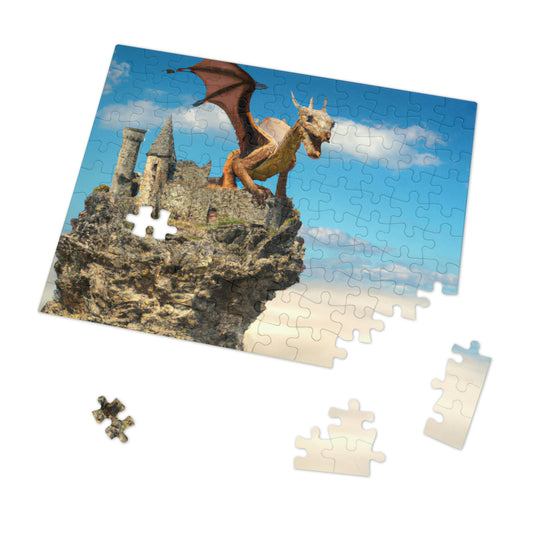 "Dragon Throne of ancients" - The Alien Jigsaw Puzzle