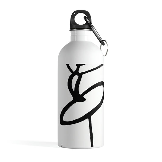 "Ballet on a Blade: A Ballerina's Spin" - The Alien Stainless Steel Water Bottle