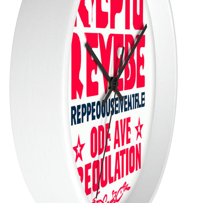 "Rising Up: The Rebellion That Overthrew Oppression" - The Alien Wall Clock