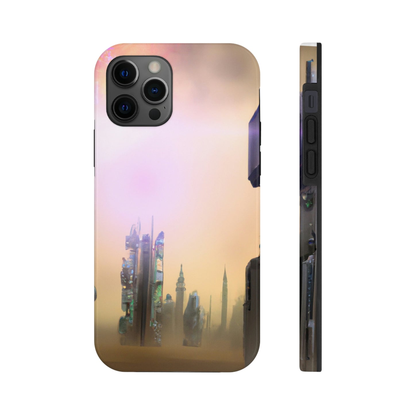 "Lost in the Cosmic Mist" - The Alien Tough Phone Cases