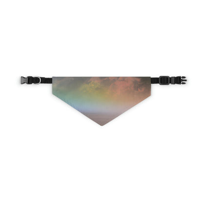 "A Painted Reflection of Solitude" - The Alien Pet Bandana Collar