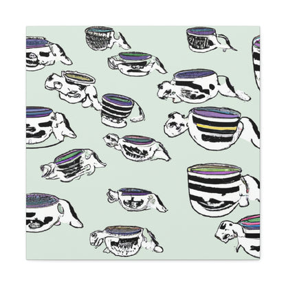 "A Purr-fectly Precious Tea Party Parade" - The Alien Canva