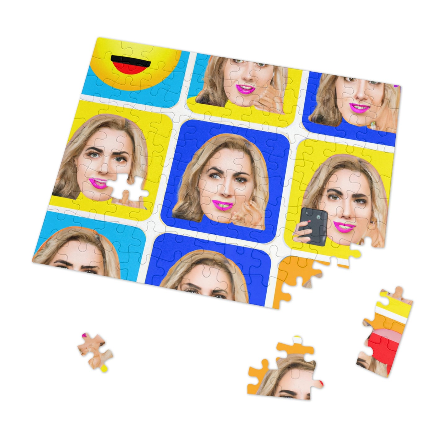 "Emoji-zing a Celebrity: A Pop Art Portrait" - Das Alien-Puzzle