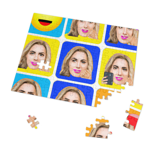 "Emoji-zing a Celebrity: A Pop Art Portrait" - The Alien Jigsaw Puzzle