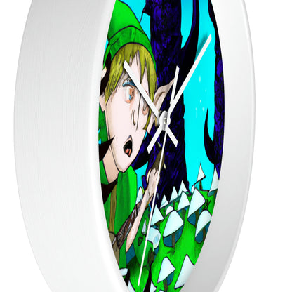 "The Tune-Trotting Elf and the Haunted Forest" - The Alien Wall Clock