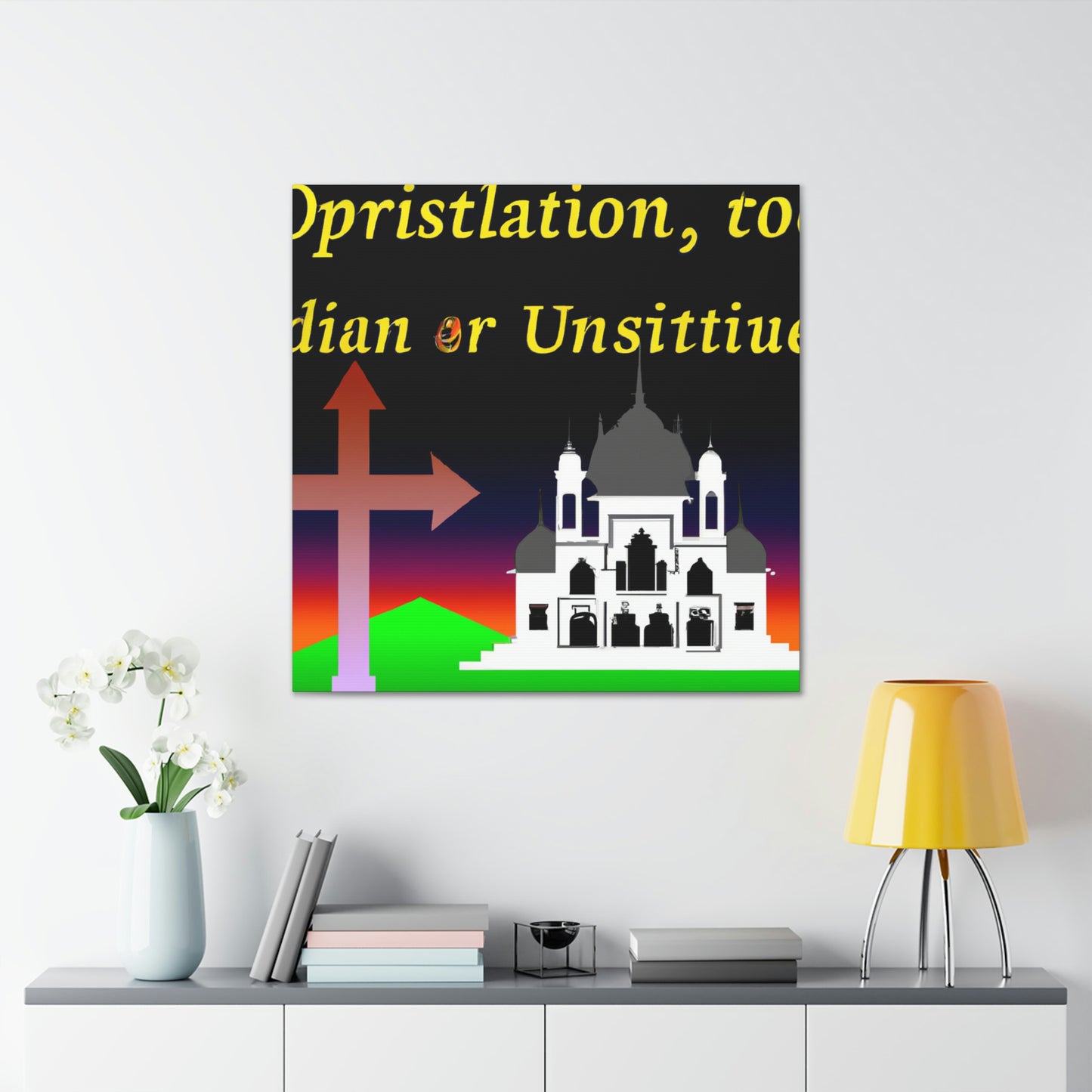 "Un mundo sin fe: examinando el fin de la religión" - The Alien Canva