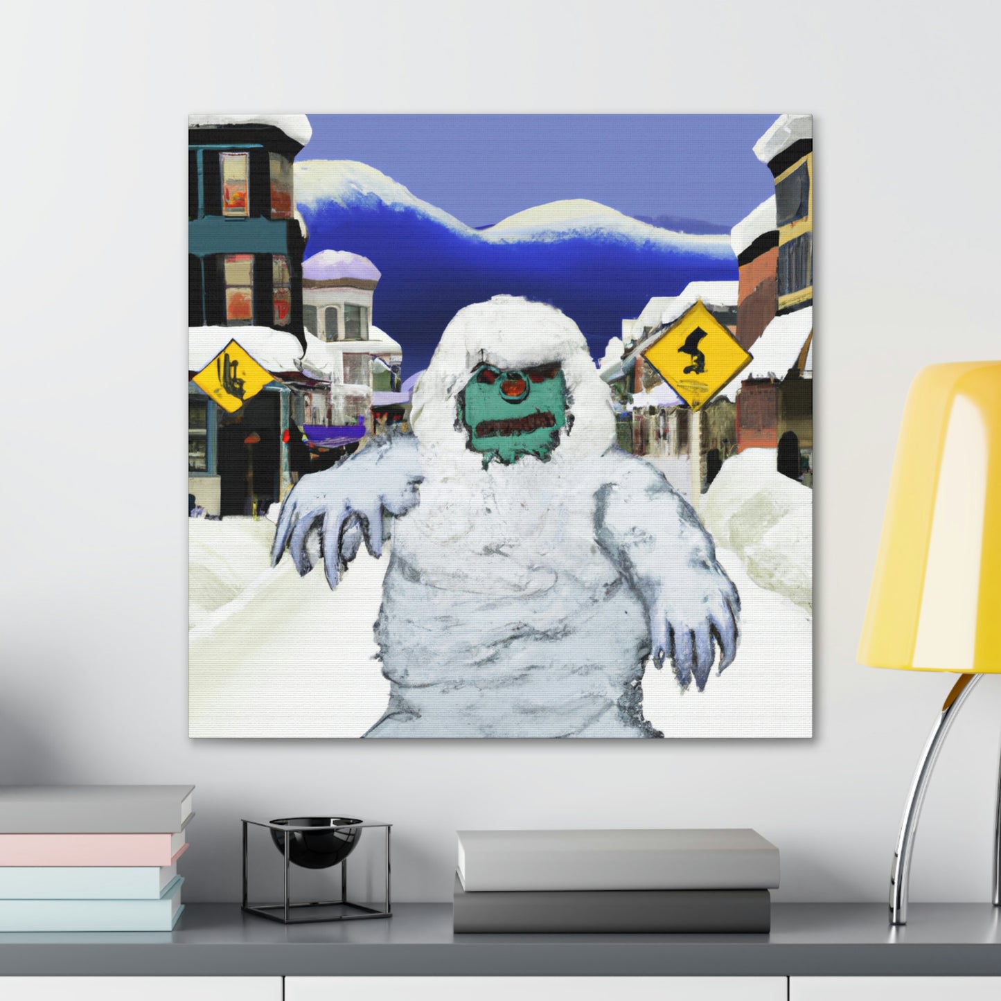 Frozen Terror: The Abominable Snowman's Reign - The Alien Canva