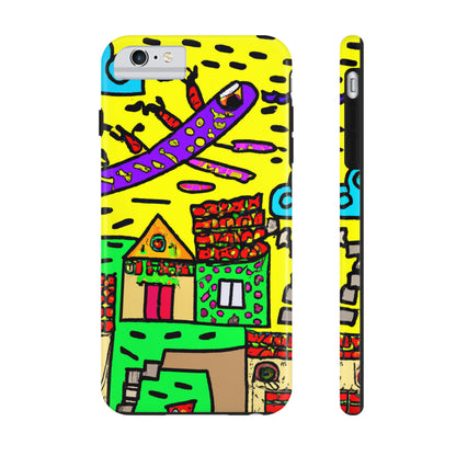 "A Slumbering Village of the Soaring Dragon" - The Alien Tough Phone Cases