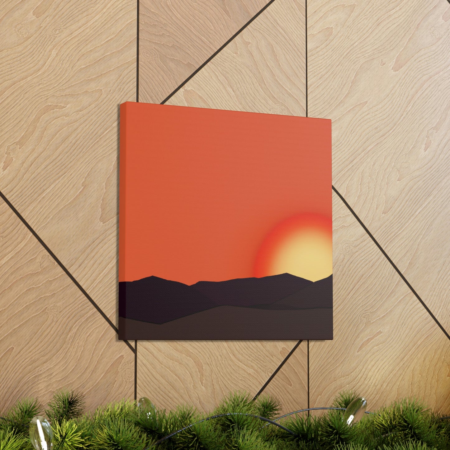 Sunset Artist. - Canvas